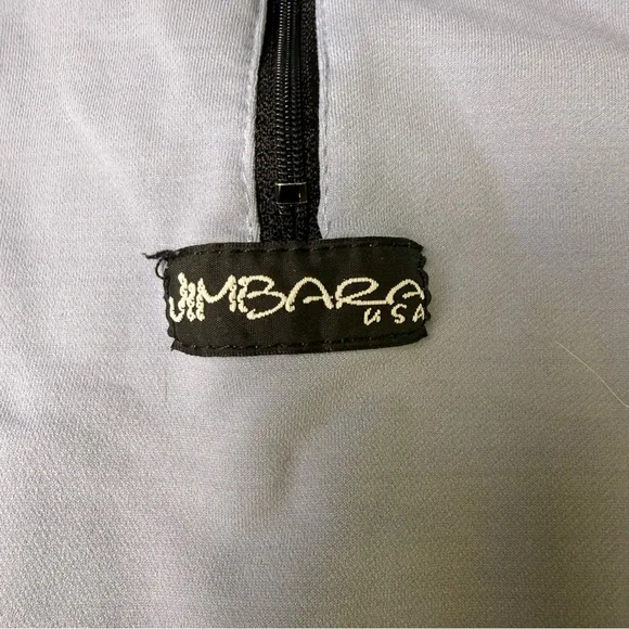 Light Gray Quarter-Zip Women's Sweater - Picture 3 of 5